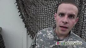 hey soldiers, ready for a wild outdoor orgy?