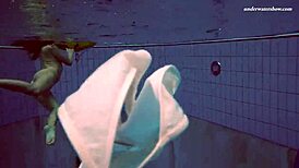 Watch Alla Swim Naked in the Hot Pool with Juicy Curves! 😍