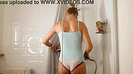 OMG, Stella Cardo’s Dry vs Wet Try-On Haul is Insane with Those Huge Tits! So Cute! 😍