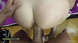 hair down to her perfect round ass, cam model deals with stepfather