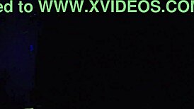 britney madison engages in intense blacklight sex fetish hardcore