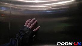 blonde brit amber deen catches him wanking and jumps on.