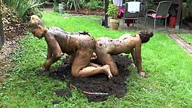 dirty lesbian pussy play in action