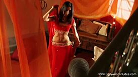 Asian Brunette Takes Time in Artistic Nude Dance