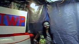 Wrestler Dragonfly Battles Adriana Milano?