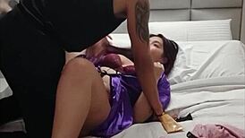 this is first toy in her ass she likes anal