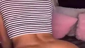 Hot teen 18+ shaking ass on webcam