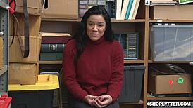 lp officer feeds monica saige his big cock while roughly sacking her mouth