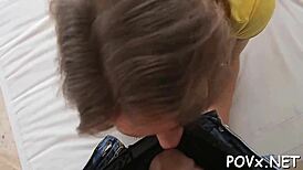 Personal: My Young Angel Sucks and Fucks Rough in POV With Small Tits