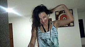 feeling so exposed riding dildo in hotel corridor without panties