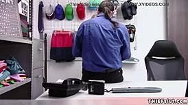 Petite Blonde Shoplifter Caught and Fucked Hard