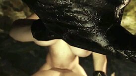 sexy british milf rides young horny cock in 3d