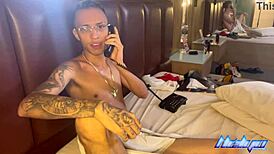 the young brazilian guy finished with my ass and left me fucked