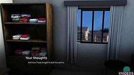 Man, the boss's wife has some stunning voluptuous tits in this college game!