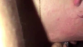 White girl pours emotions into sloppy blowjob with deep passion