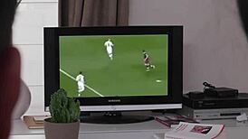 Does this curvaceous Eurobabe suck hard before getting her ass banged?