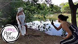 i'm feeling the halloween fantasy outdoors with my small tits tattooed