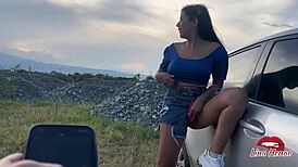 My boyfriend got me a vibrator at the sex shop for public play