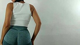 pretty petite latina gets assfucked and fucked wet 😍