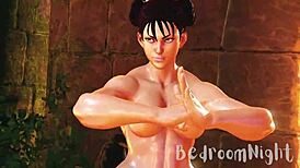 Chun Li Naked Nude - Street Fighter Raw Sex Action