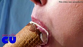 I Suck Ice Cream Like a Big Cock!