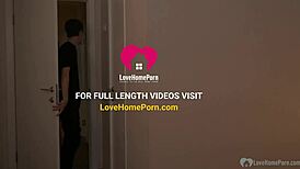 Brunette Surprises Her Tattooed Man with Hard Sex, Blowjob, and Cowgirl Riding