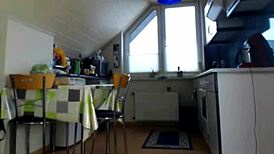 Seductive MILF with big ass and tits shows off her wet pussy