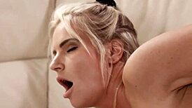 Blonde Lesbian Sluts Jessie Saint Rachael Cavalli Eat Pussy Doggy Style