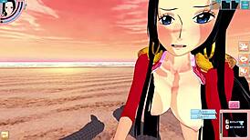Boa Hancock in POV 3D Hentai Anime Game Action