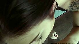 Can You Resist Naiomi Mae's Tattooed Body and Big Cock in This POV Fuck?