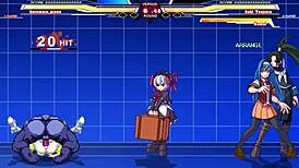 Who wins in Kuromaru vs Arcana Heart?