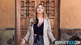 big boobs agent fucks client