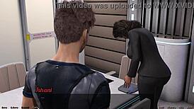 busty ebony milf gets jealous after banging her friends in space 110 😤