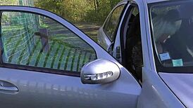 cougar orgy in car with blonde, umm, 3 cocks everywhere