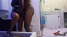 ⭐ young 18+ african couple having a good time together