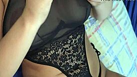 I'm playing with my dildo and my friend's big penis