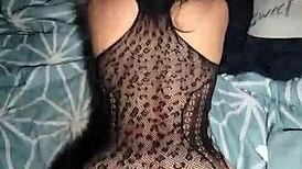 Beautiful ass on the brunette I hired