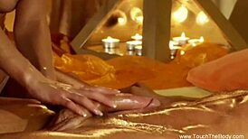 massage helps the couple relax and feel each other intimately