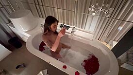 monika fox's evening went from romance to hardcore pounding