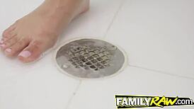 hairy pussy babe rides hard dick deep