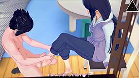 Koikatsu Hinata and Sakuke Naruto Get Wild in Uncensored Anime Sex! Wow!