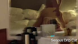 Hotel Room Teen Bent Over for Hardcore Doggystyle Creampie and Deepthroat