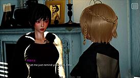 My bully turns into my lover in this hentai game