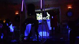 hey this male stripper glows in the dark for milfs 😍