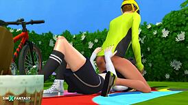 cycling trip candy behr the sims 4