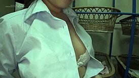 Two virile middle-aged guys filmed f-cup uniformed beauty mio fukada in hot spring sex spree. Fucking and ejaculating 15 times outdoors.