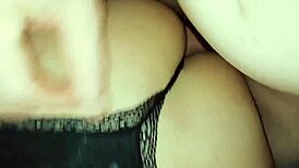 Chubby housewife messes around with stepson in homemade fun