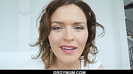 krissy lynn, the horny stepmom, craved another intense pov session with her stepson