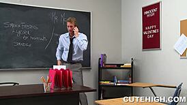 Sultry teen 18+ drilled hard by thick cock