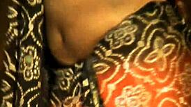 Exotic Arabian milf dancer strips nude